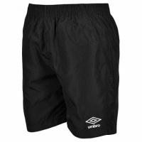 шорты тренировочные umbro uniform ii training short мужские 323014 (061) чер/бел.