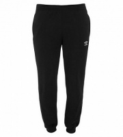 брюки спортивные umbro basic cvc fleece pants мужские 550214 (061) чер/бел.