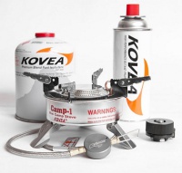 горелка газовая kovea expedition stove camp-1 tkb-9703-1l со шлангом