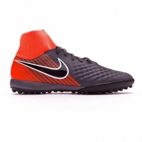 шиповки nike obrax ii academy df tf ah7311-080 sr фиол/оранж