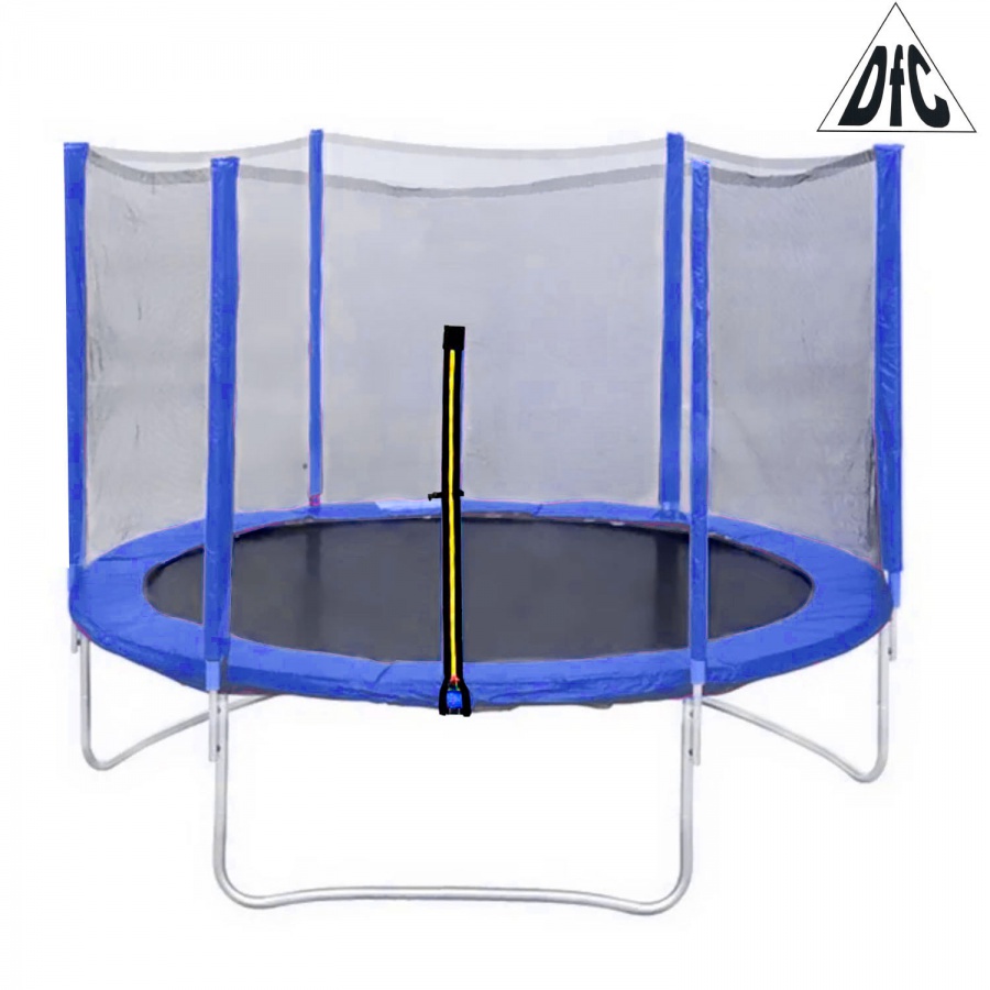 Батут DFC Trampoline Fitness 10ft наружн.сетка, синий (305см) купить за 26  990 руб. в Иркутске - АвелонСпорт