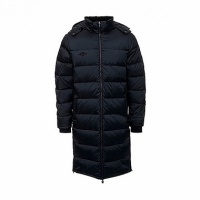 пальто пуховое umbro long down coat мужское (099) т.синее