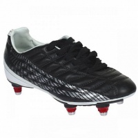 бутсы футбольные umbro mx-102 stud g sg jun, 6 шипов детские 886581 (137) чер/бел/красн,