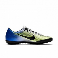 шиповки nike mercurialx victory vi njr tf 921517-407 sr серебр/син/зел