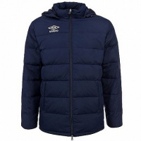 пуховик umbro men down jacket мужской (090) т.син/бел.