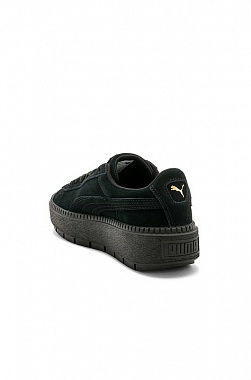 Puma black 2025 platform suede