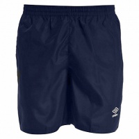 шорты тренировочные umbro unity training short 323015 (991) т.син/бел.