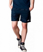 шорты тренировочные umbro tt training short мужские 323011 (911) т.син/бел.