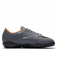 шиповки nike phantomx iii academy tf ah7294-081 jr детские, серые