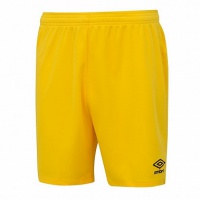 шорты игровые umbro field short мужские 133015 (036) жел/чер.