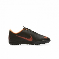 шиповки nike vaporx xii academy gs tf ah7342-081 jr детские, черн/оранж